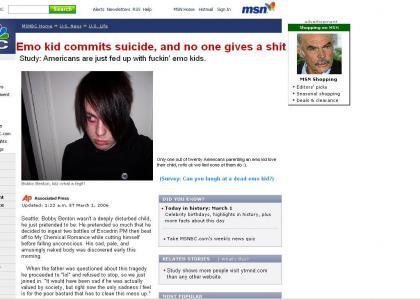 Emo Kid In The News