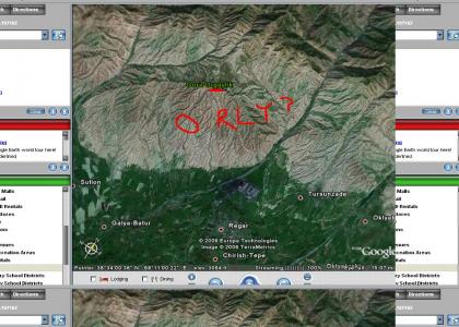 Google Earth says.... Urgay.