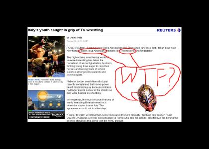 Reuters fails at wrestlers