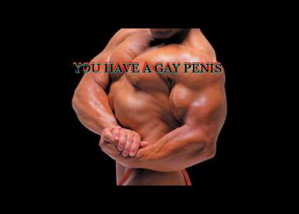 You have a gay penis.