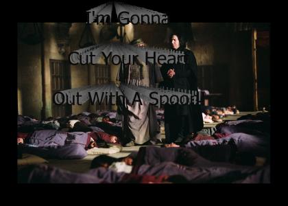 Snape Killed Dumbledore With A Spoon!