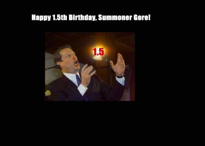 Celebrating 1.5 years of Al Gore Summons a Fire Spirit