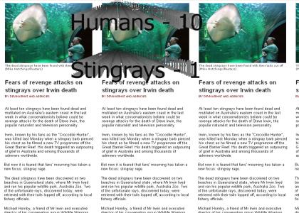 Humans Take the Lead vs. Stingrays