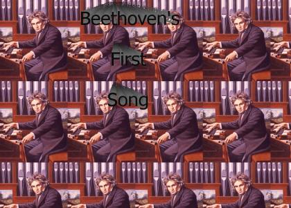 Beethoven's first song