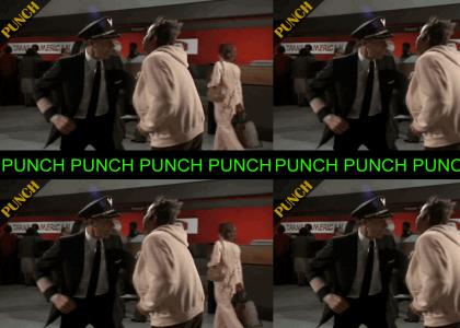 PUNCH: Airplane Punch (scene in airplane set to keaton music)