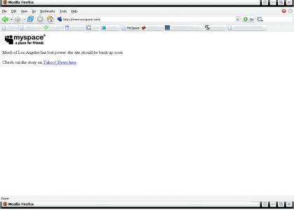 MySpace Nooooooo!