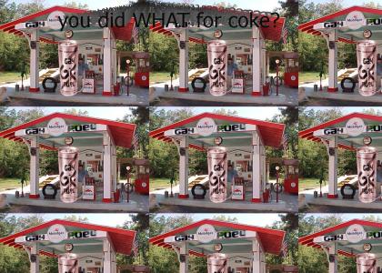 Gay Fuel makes you suck dick for coke!