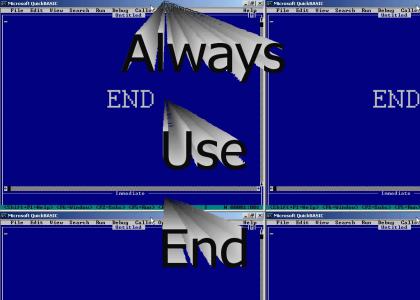 Always Use End