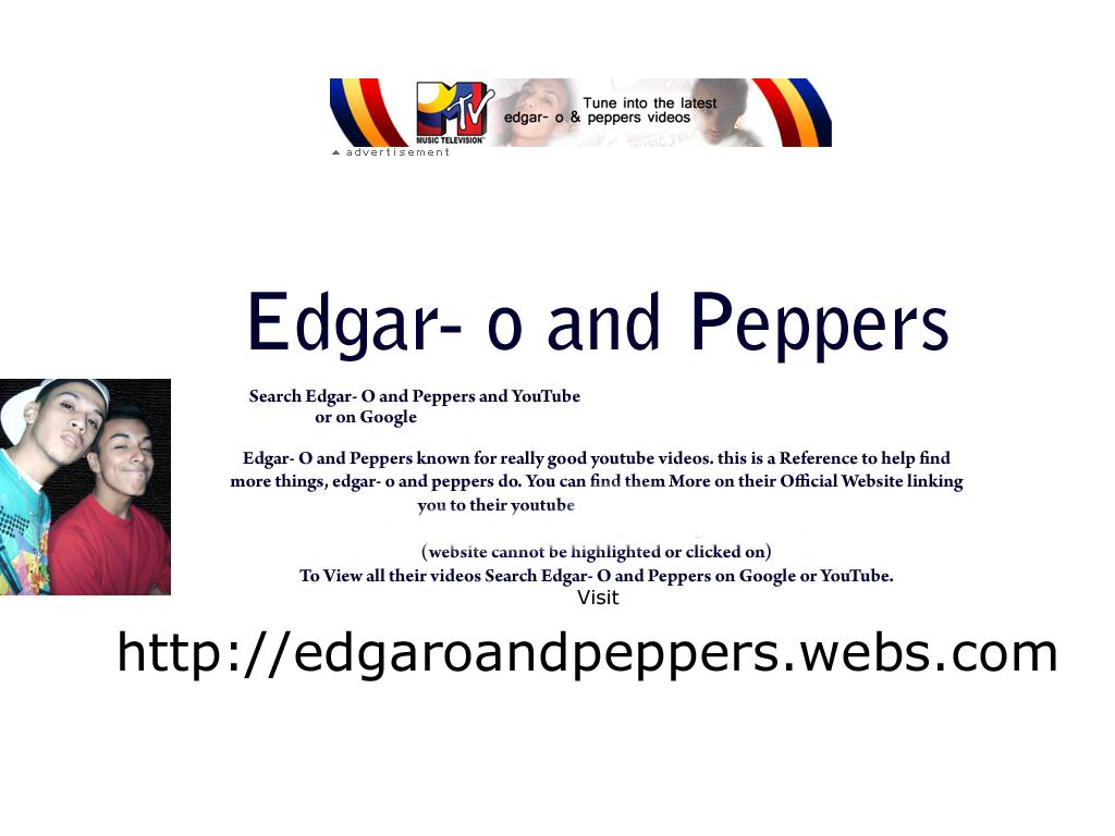 Edgar-oandPeppers