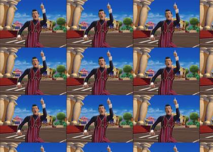 Robbie Rotten works it