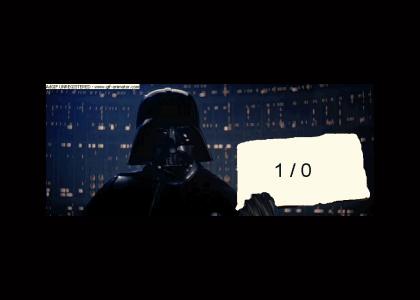 Vader and Luke disagree over math