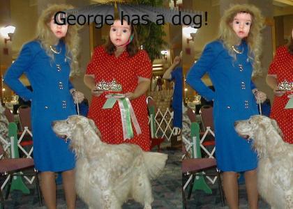 george and his dog
