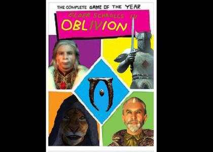 Elder Scrolls IV: Oblivion Game of the Year eddition's proposed game box-art!