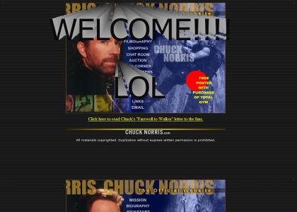 Welcome to Chuck Norris.com!!!