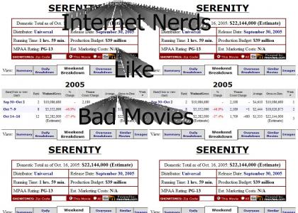 Serenity fails at the box office (NEW UPDATE)