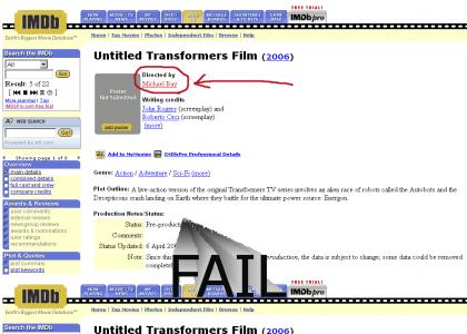The live-action Transformers film fails at life