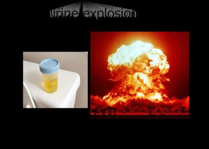urine explosion
