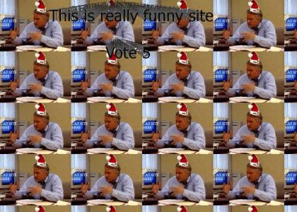 Funny YTMND.com the website funny site with cats dressed with cristmas that will get NSFW'd even though there's no noi