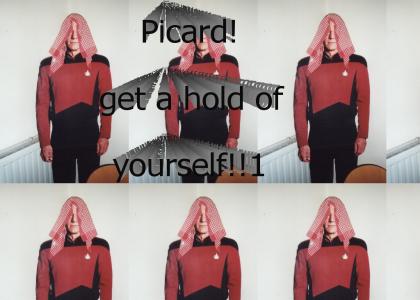 Picard is losing it.