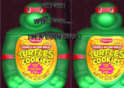 Turtles Cookies!...No Tropical Oils! Artificially Flavoured!