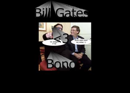 Gates Loves Bono
