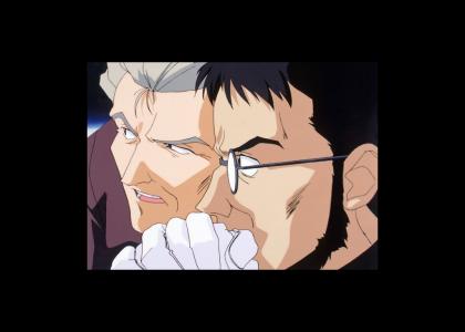 Fuyutsuki tells Gendo his plan