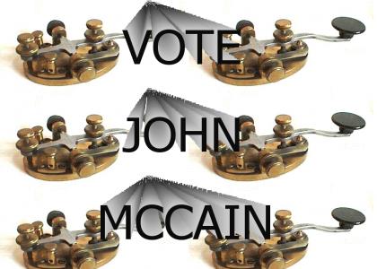John McCain's first Text Message