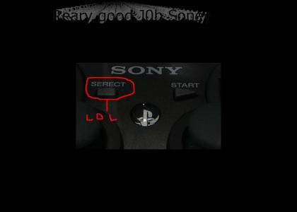 PS3's SERECT button