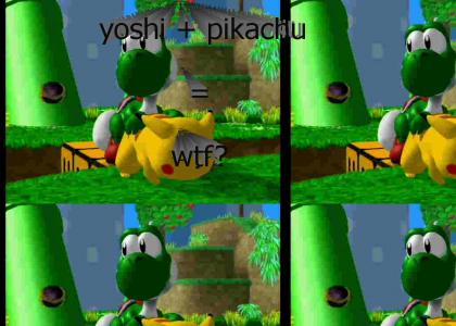 Yoshi and Pokemon WTF?