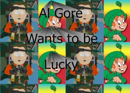 Gore wants to be Lucky
