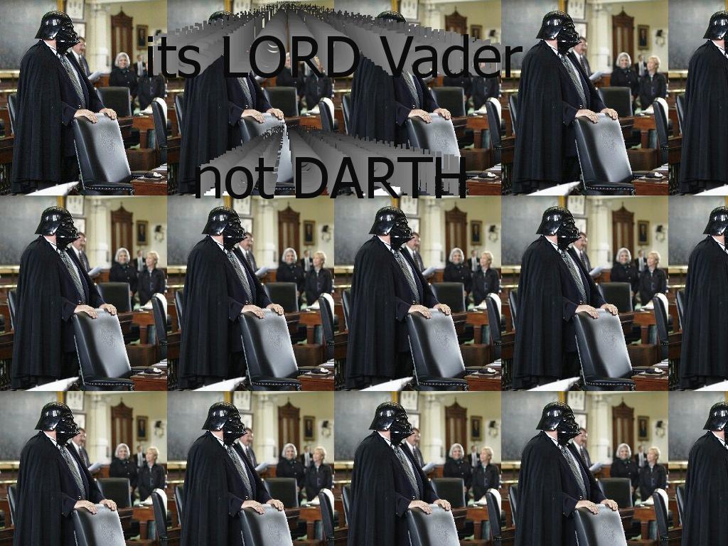 callingvaderdarthislikeaslapintheface