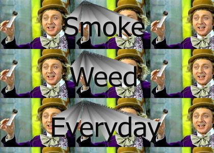 Wonka Smokes Weed