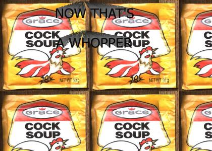 COCK SOUP, HOORAY