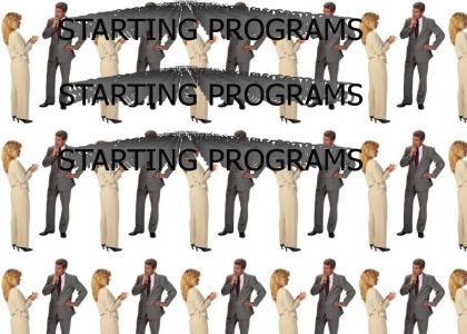 How to start a program