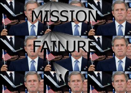 Bush is having a bad day...