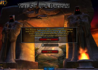 World Of Warcraft Ban NOooOOoO!
