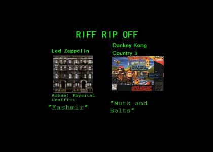 Riff Rip Off:Led Zeppelin VS DKC3
