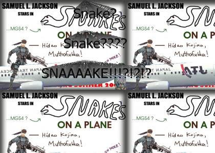 Snake? is on a plane?