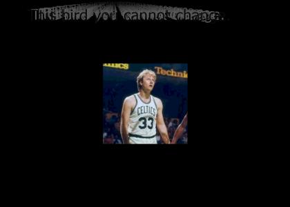 Larry Bird Doesn't change facial expressions