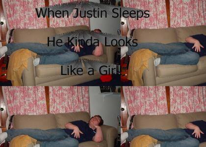 Sleepytime Justin!