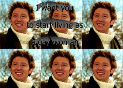 Clay Aiken = K.D. Lang