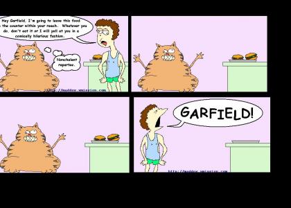 The stupidity of garfield?