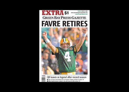 Brett Farve Retires