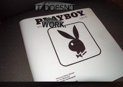 PLAYBOY IN BRAILLE