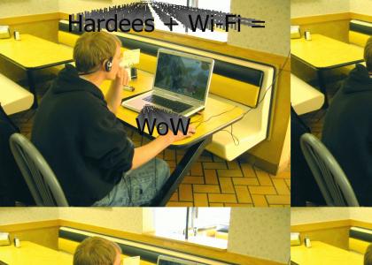 WoW in Hardees Restaurant