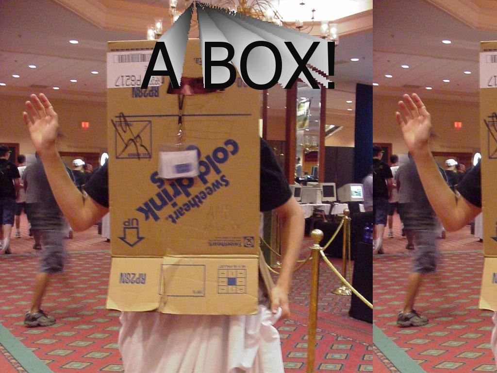 cardboardboxman