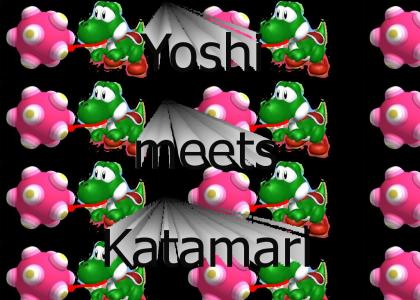Yoshi meets Katamari
