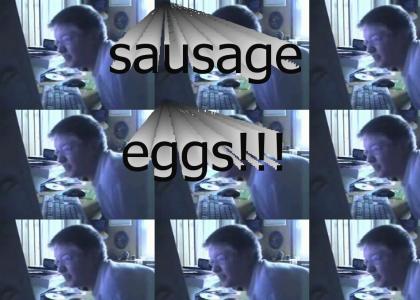 Angry German Kid wants sausage eggs!