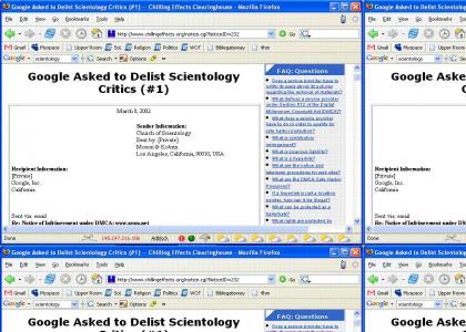Scientology > Google