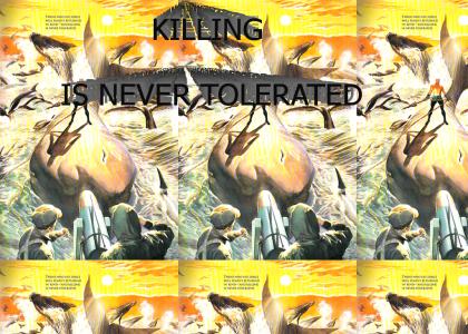 And Killing is Never Tolerated